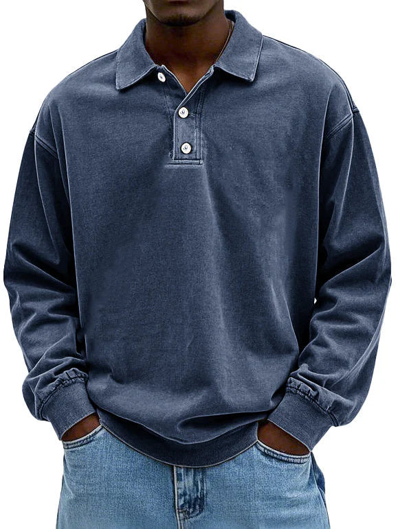 Pedro | Elegante polo de manga larga