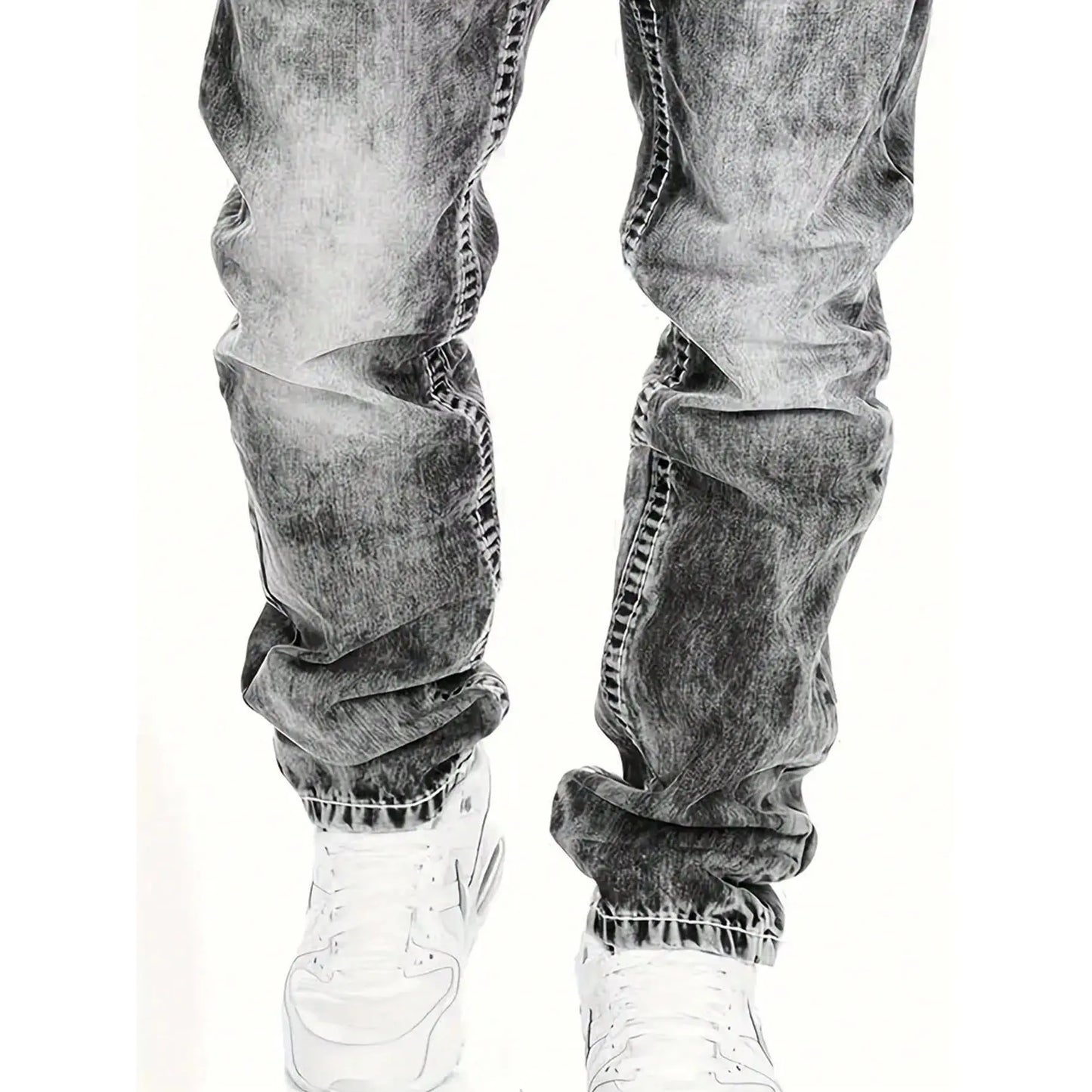 Vaqueros elásticos para hombre, ideales para primavera verano, estilo emo.