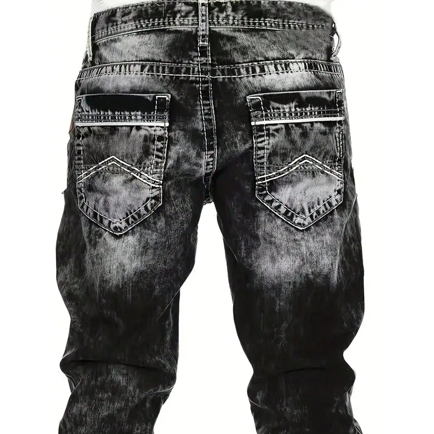 Vaqueros elásticos para hombre, ideales para primavera verano, estilo emo.